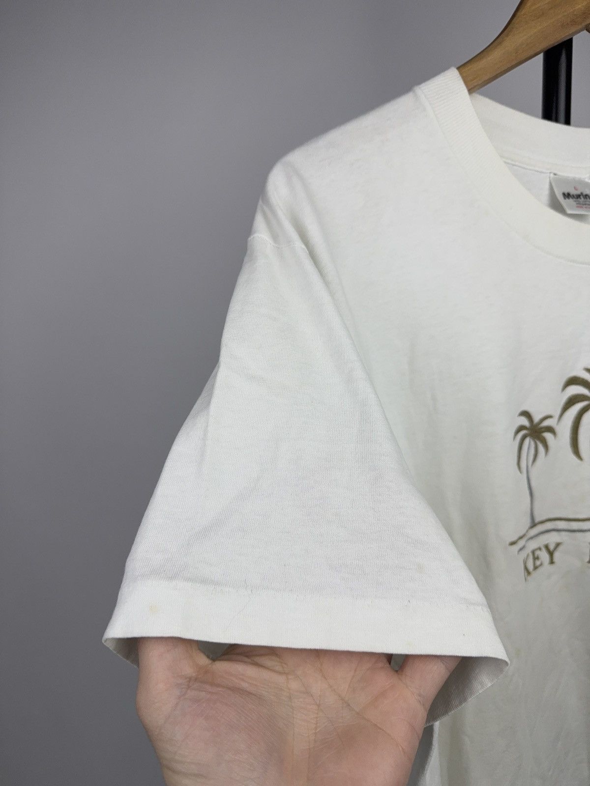 Vintage Vintage 90s Key Largo Palm Tree Graphic Tee Murina USA Size US L / EU 52-54 / 3 - 11 Thumbnail