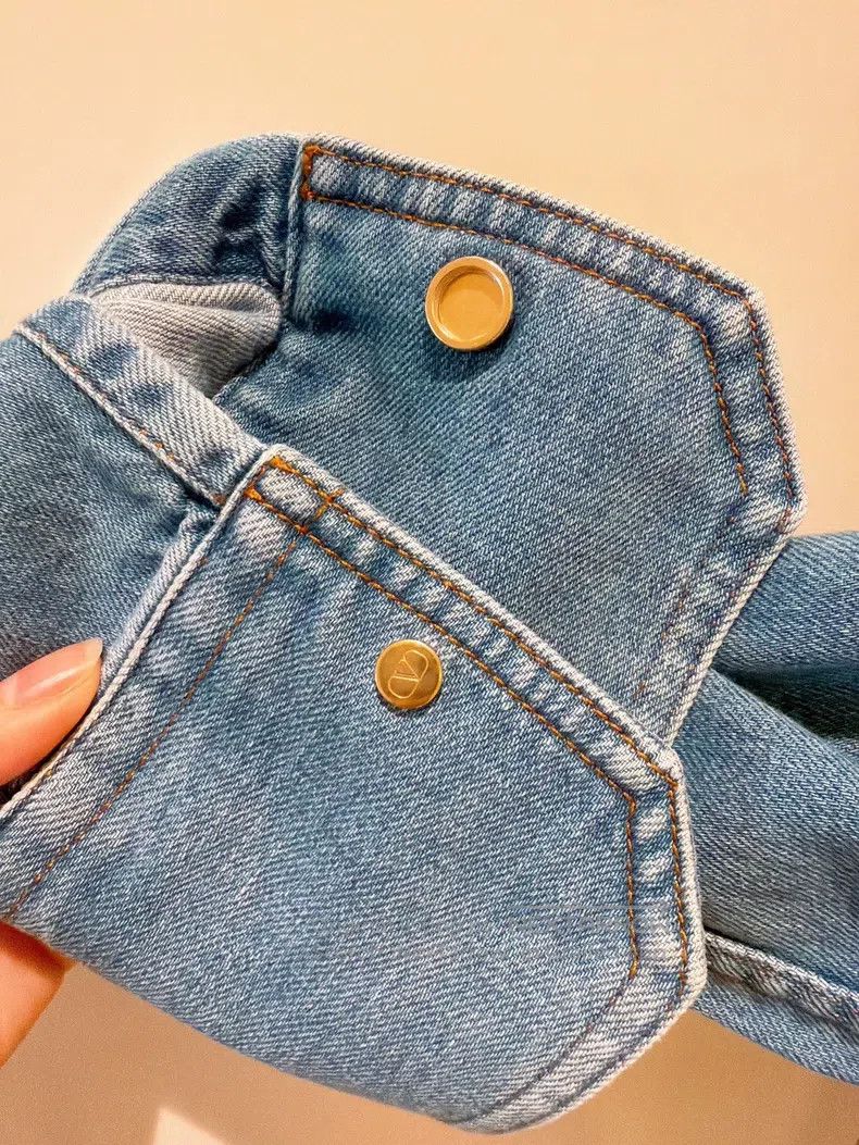 Valentino Valentino Sequin pocket shirt-style denim jacket Size XS / US 0-2 / IT 36-38 - 7 Thumbnail