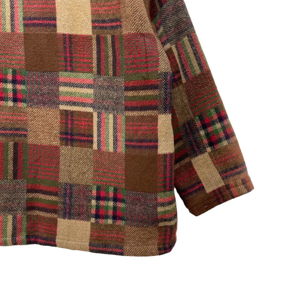 Native 🔥Vintage Brand Louis Chablon Pacthwork Aztec Wool Jacket Size M / US 6-8 / IT 42-44 - 8 Thumbnail