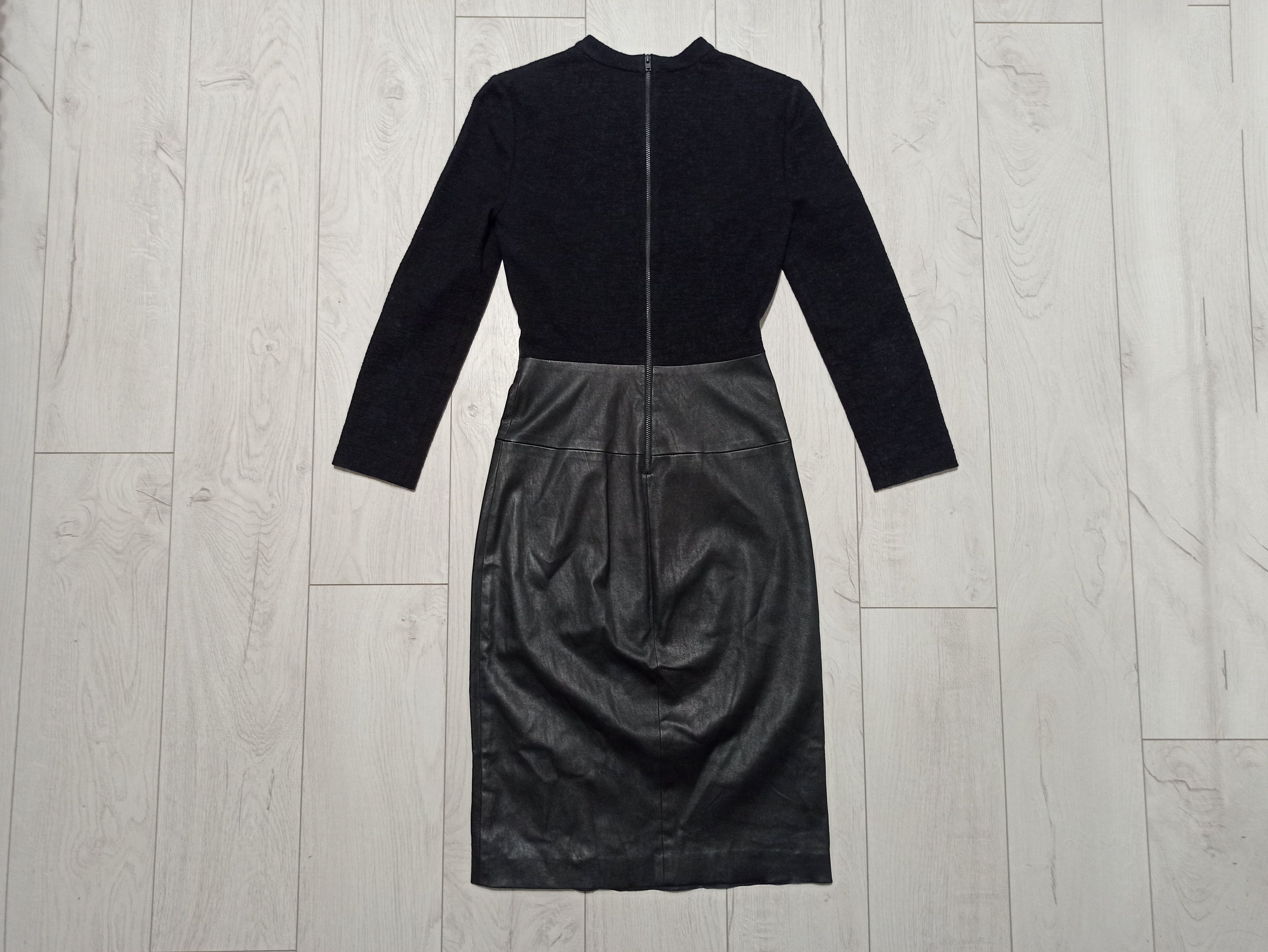 A.L.C. A.L.C Womens Black Stretch Leather Candy Dress Size XS / US 0-2 / IT 36-38 - 6 Thumbnail
