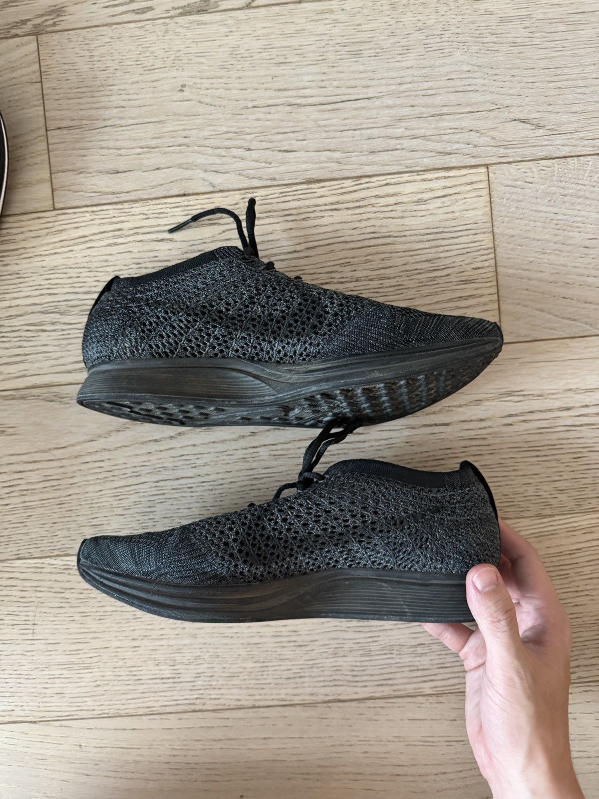 Nike Flyknit Racer ‘Triple Black’ US6.5 Size US 6.5 / EU 39-40 - 2 Thumbnail