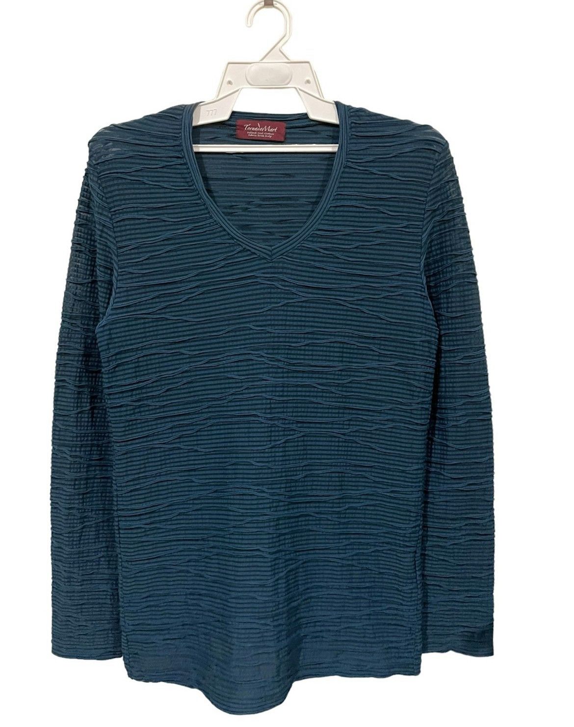 If Six Was Nine Vintage Tornado Mart Japan Pleated Longsleeve Shirt Size US M / EU 48-50 / 2 - 4 Thumbnail