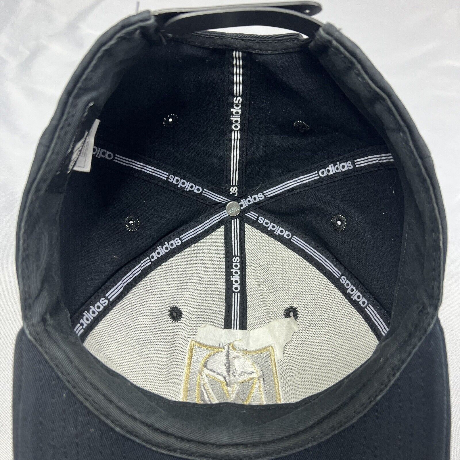 Adidas Adidas Mens NHL Las Vegas Golden Knights Adjustable Hat Cap Size ONE SIZE - 8 Thumbnail