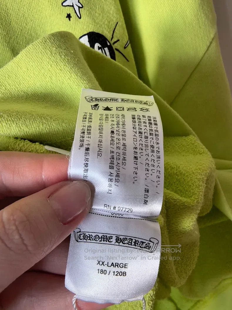 Chrome Hearts CHROME HEARTS Size L Fluorescent green graffiti long sleeve Size US L / EU 52-54 / 3 - 6 Thumbnail