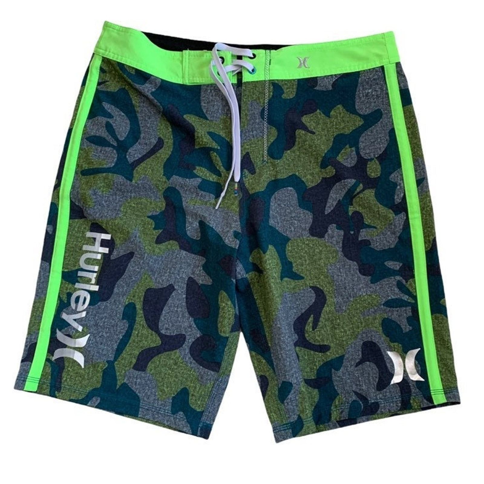 Hurley Hurley Mens Camo Swim Trunks Water-repellent Pockets Size 31 Size US 31 - 1 Thumbnail