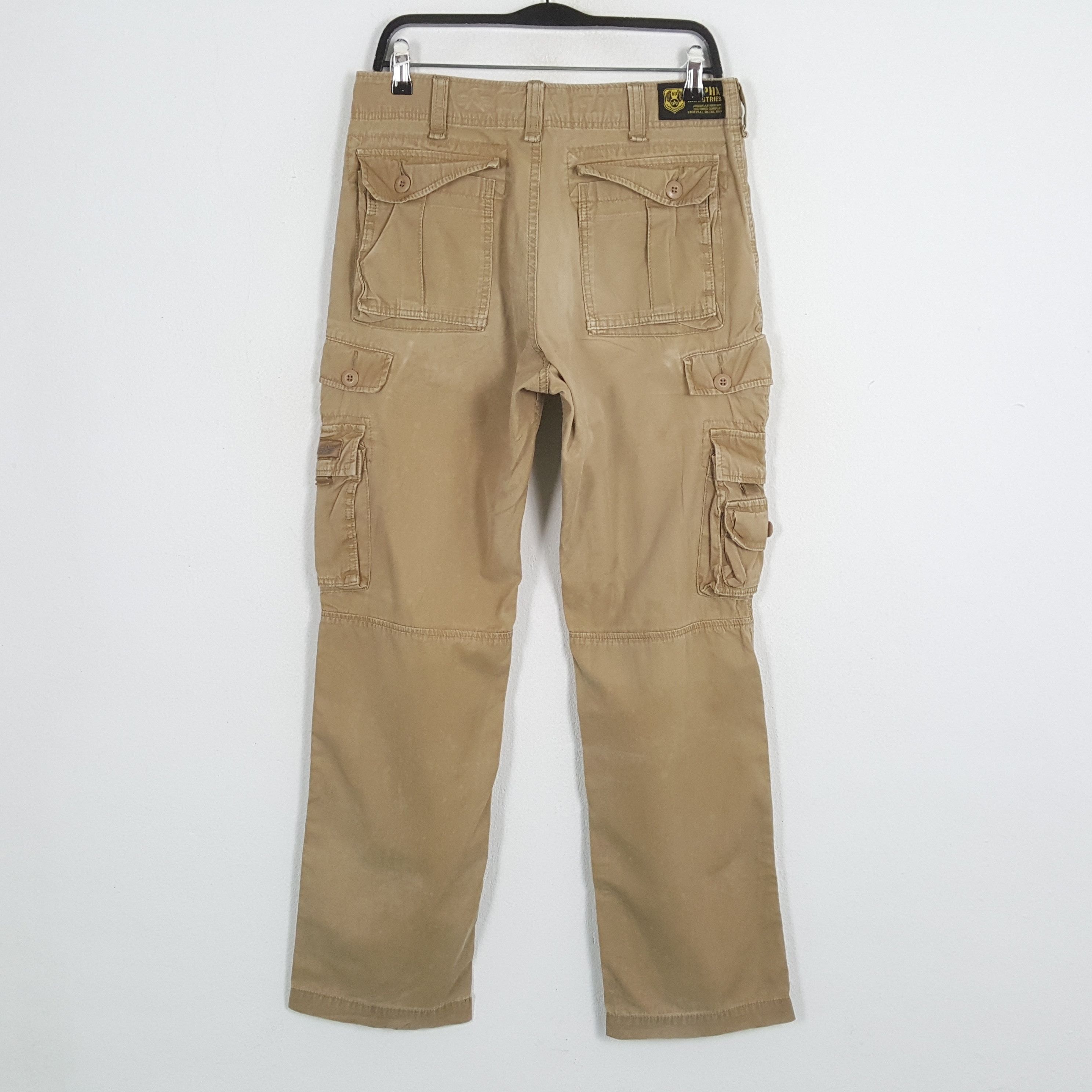 Alpha Industries × Vintage ALPHA INDUSTRIES Cargo Pants Style Size US 31 - 4 Thumbnail