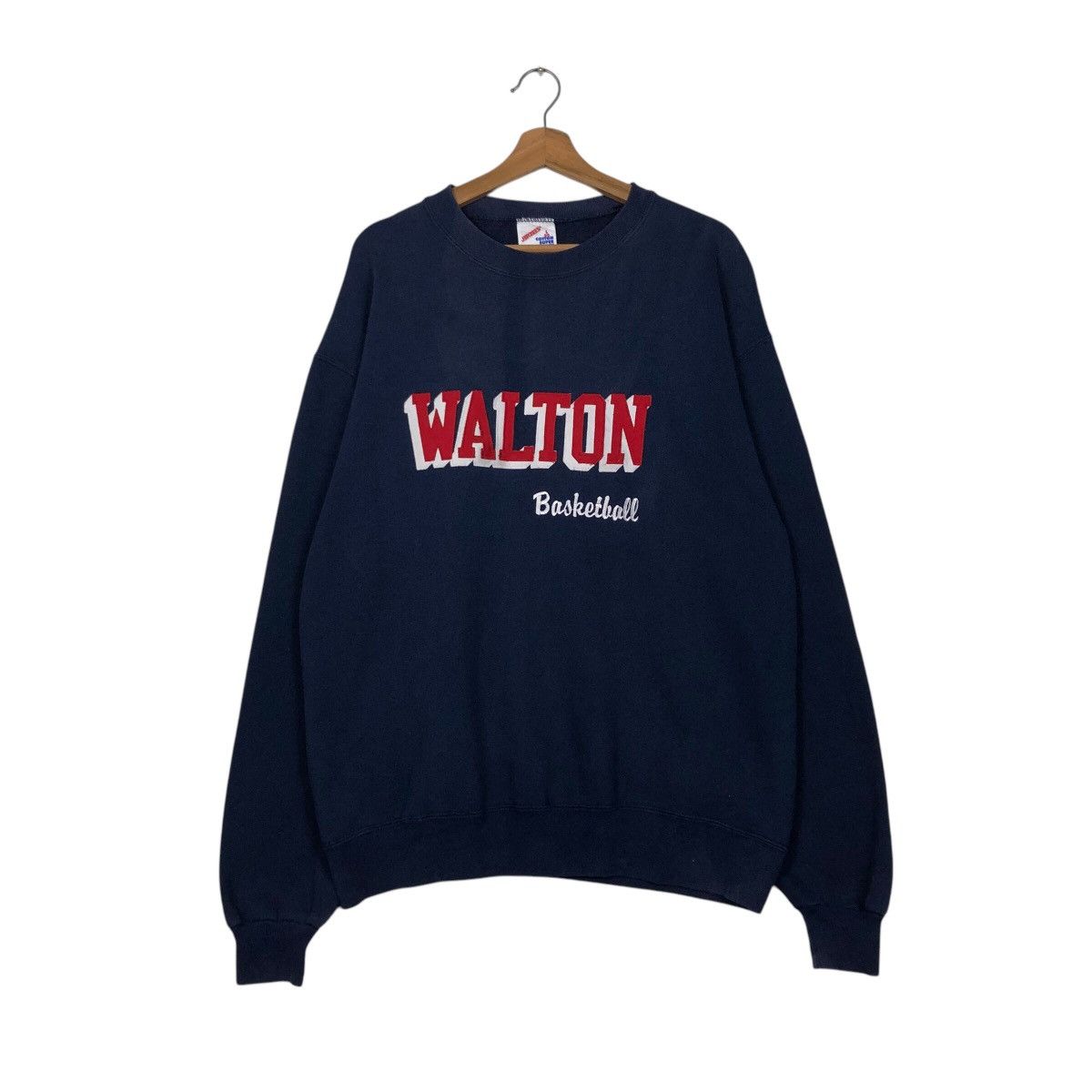 Japanese Brand × Vintage 📌Vintage Sweatshirt Crewneck Walton Basketball Big Logo Usa Size US L / EU 52-54 / 3 - 2 Thumbnail