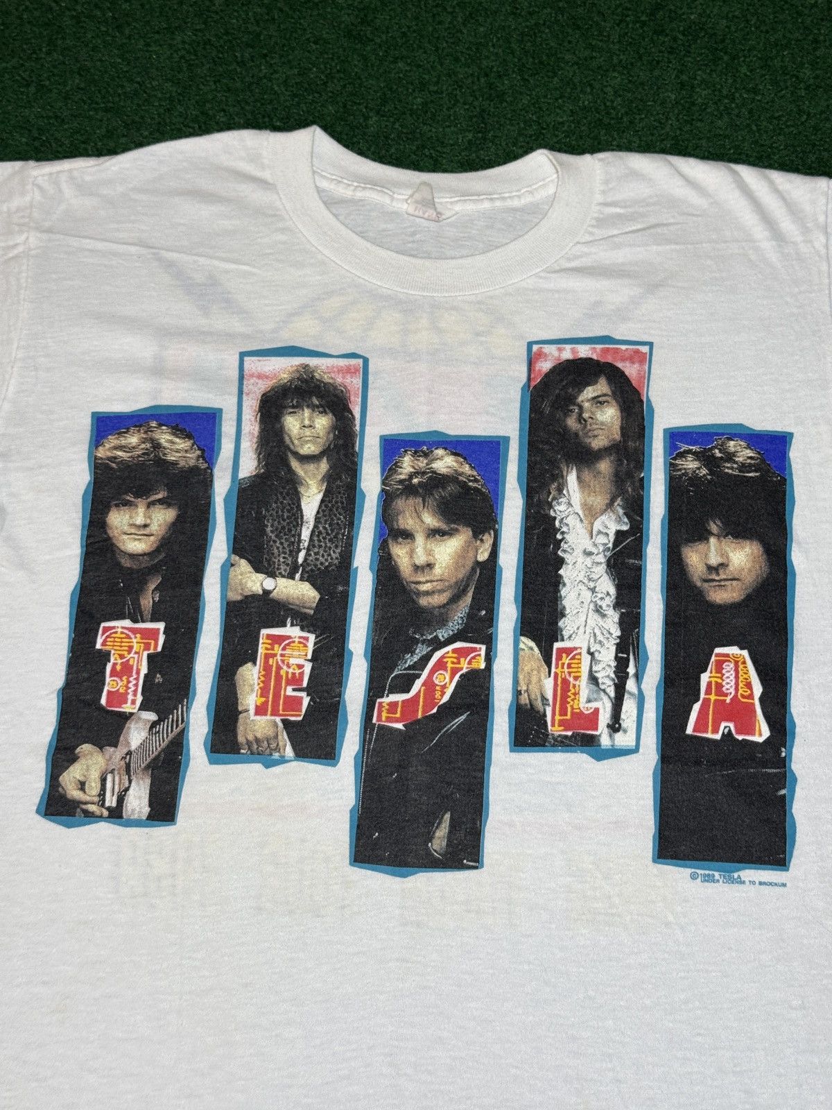 Band Tees × Vintage Vintage Telsa Band Concert Hang Tough Tour 80s THIN T Shirt Size US L / EU 52-54 / 3 - 2 Thumbnail