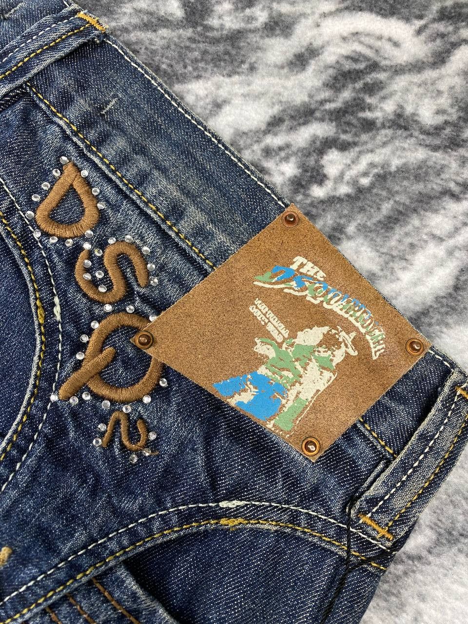 Dsquared2 New Dsquared2 D2 Denim Jeans Big Logo Women Size 29 Blue Size US 29 - 5 Thumbnail