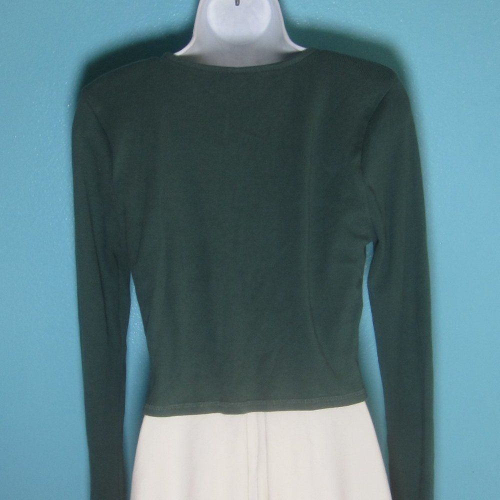 Free People Free People Green Cropped Tee Long Sleeve Womens Cotton Top Size XL Size XL / US 12-14 / IT 48-50 - 9 Thumbnail
