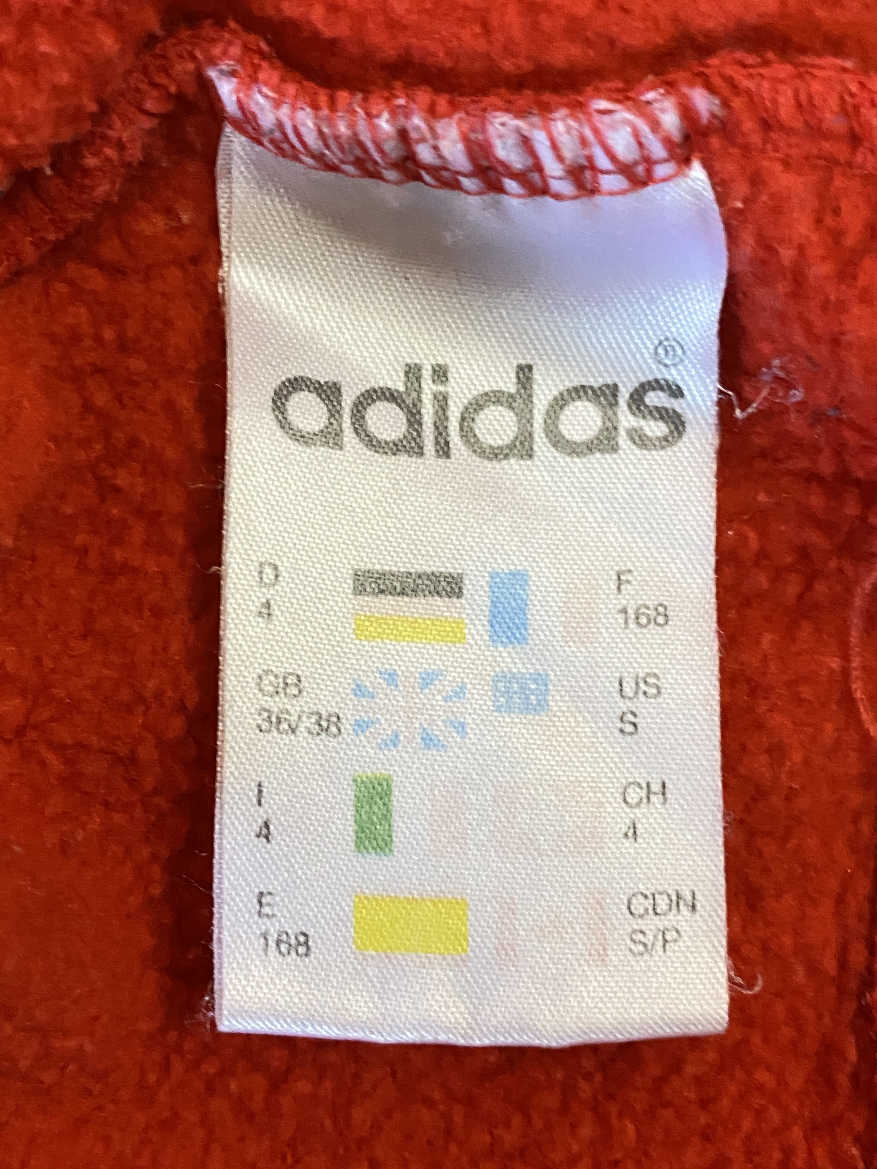 Adidas × Vintage 90s Adidas Vintage Women's Sweatshirt - S Size S / US 4 / IT 40 - 6 Thumbnail
