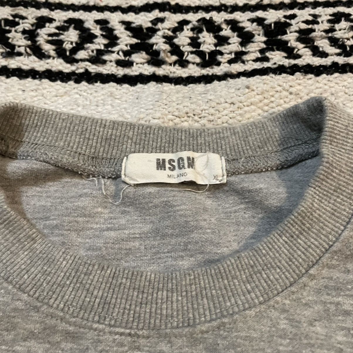 MSGM MSGM Milano Logo Sweatshirt Gray Size XL Size US XL / EU 56 / 4 - 3 Thumbnail