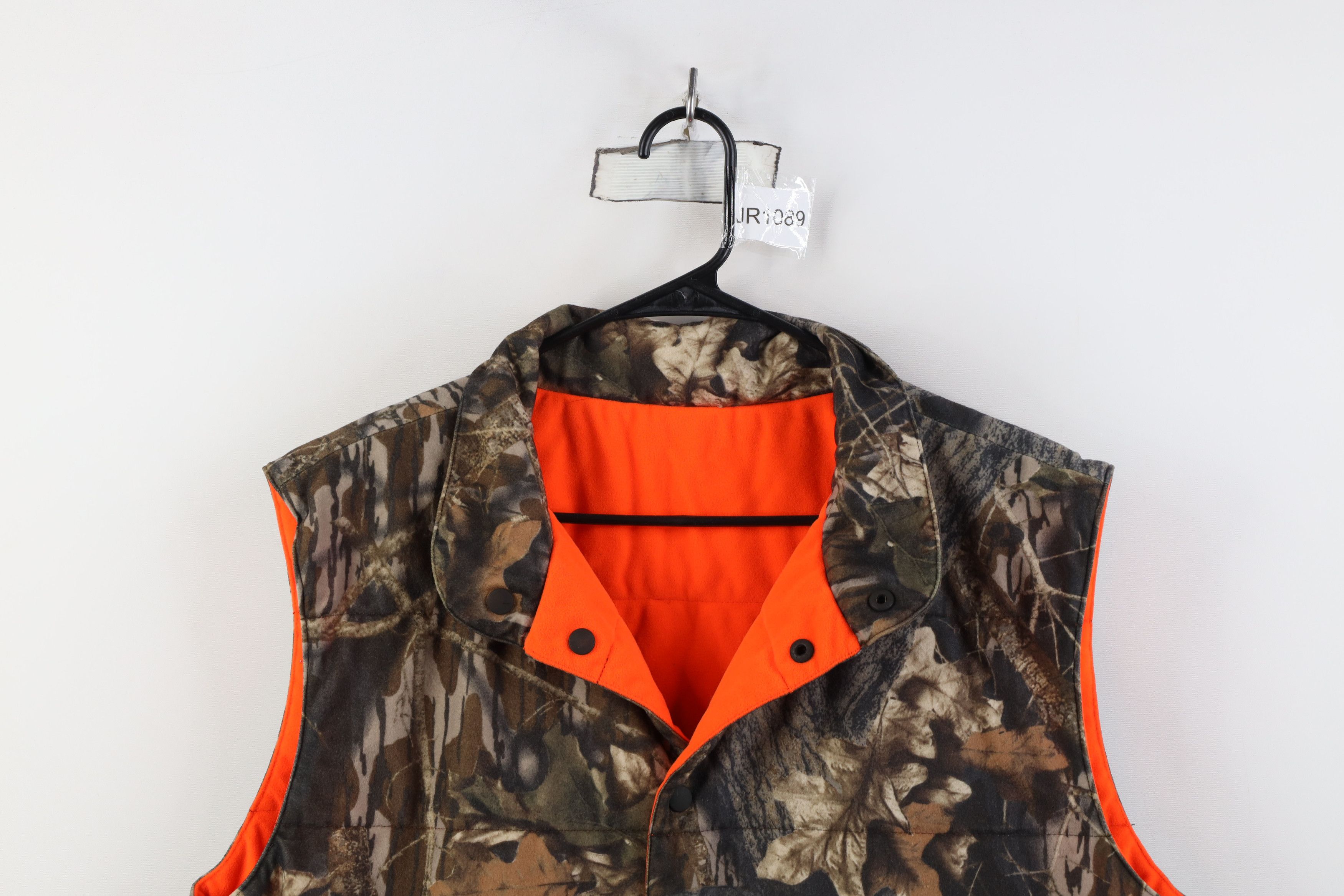 Vintage Vintage 90s Streetwear Reversible Camouflage Puffer Vest Size US L / EU 52-54 / 3 - 2 Thumbnail