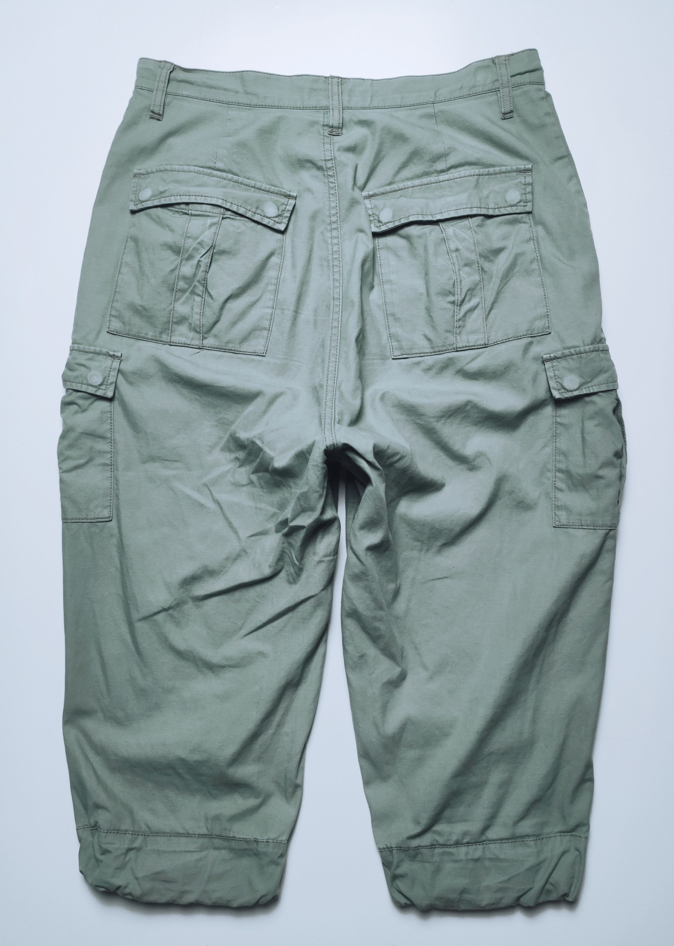 Issey Miyake Ne-Net By Issey Miyake Multipocket Cargo 3/4 Pants Size US 31 - 3 Thumbnail