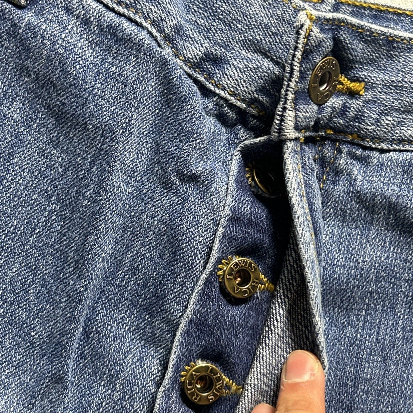 Levi's Beyond Baggy Jeans 36x34 Hamilton Baggie Wide Relaxed Loose Size US 36 / EU 52 - 6 Thumbnail