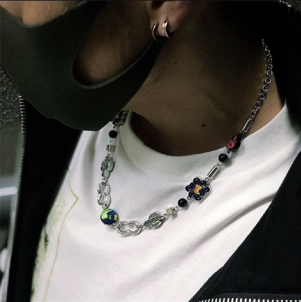 Vintage Rapper Stainless Steel Chain Minimal Pendant Size ONE SIZE - 5 Thumbnail