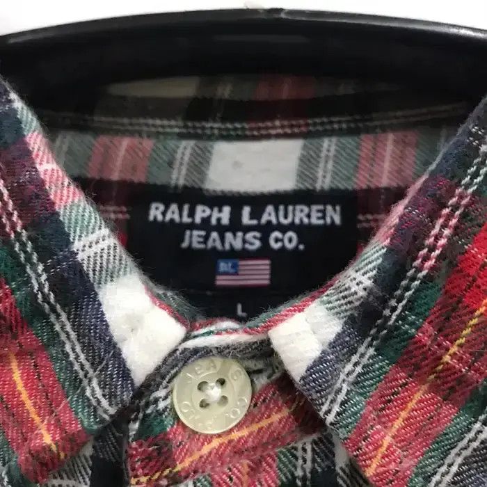 Flannel Ralph Lauren Jeans Plaid Tartan Flannel Shirt Size US L / EU 52-54 / 3 - 4 Thumbnail