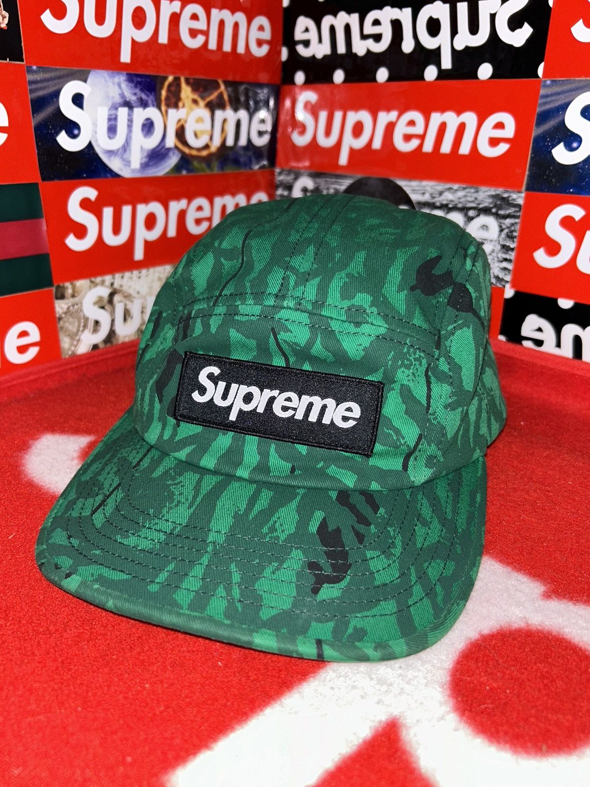 Supreme Supreme Reed Camp Cap Green SS13 Size ONE SIZE - 8 Thumbnail
