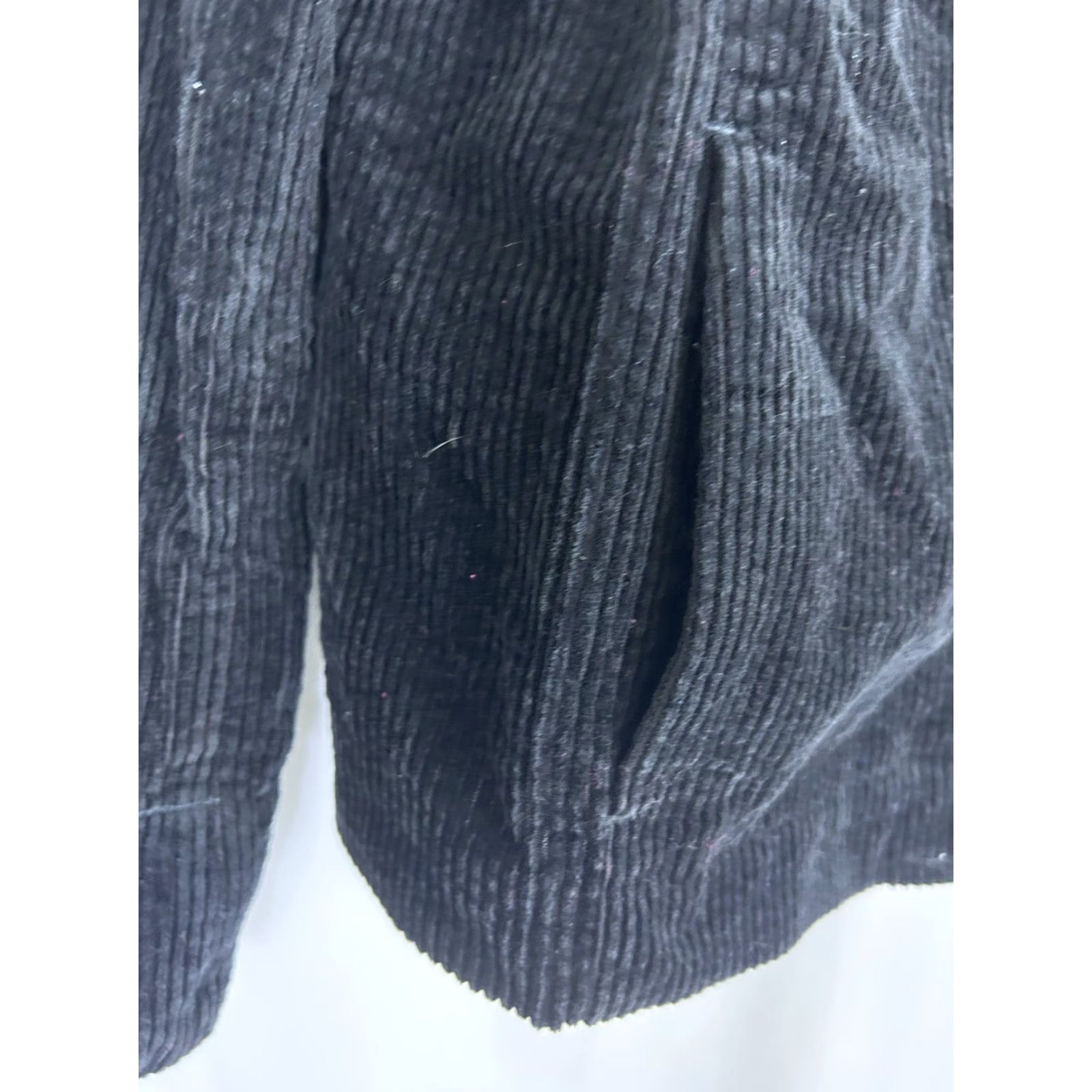 J. Jill J. Jill Double Breasted Jacket Cotton Corduroy Black XL Velvet Cuff Women Size XL / US 12-14 / IT 48-50 - 6 Thumbnail