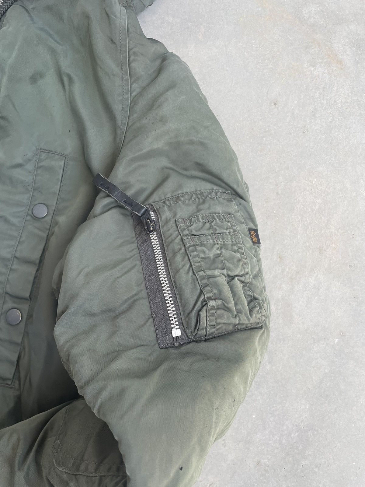 Alpha Industries ALPHA INDUSTRIES N-3B FLIGHT JACKET WELL WORN Size US M / EU 48-50 / 2 - 8 Thumbnail