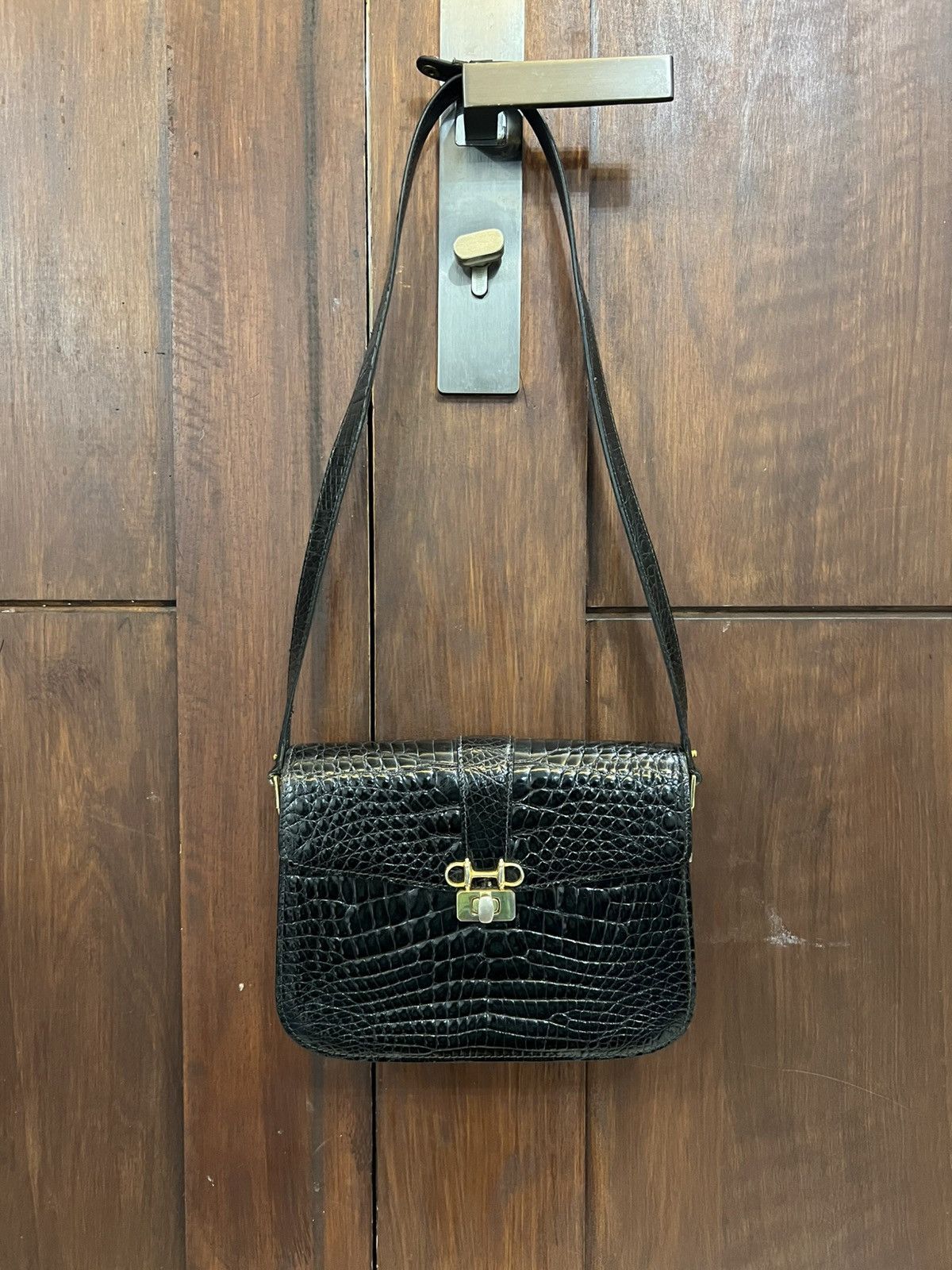Genuine Leather Zagliani Made in Italy Genuine Leather Shoulder Bag Size ONE SIZE - 1 Thumbnail