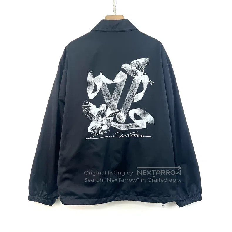 Louis Vuitton Louis Vuitton Black dove embroidered signature casual jack Size US L / EU 52-54 / 3 - 2 Thumbnail