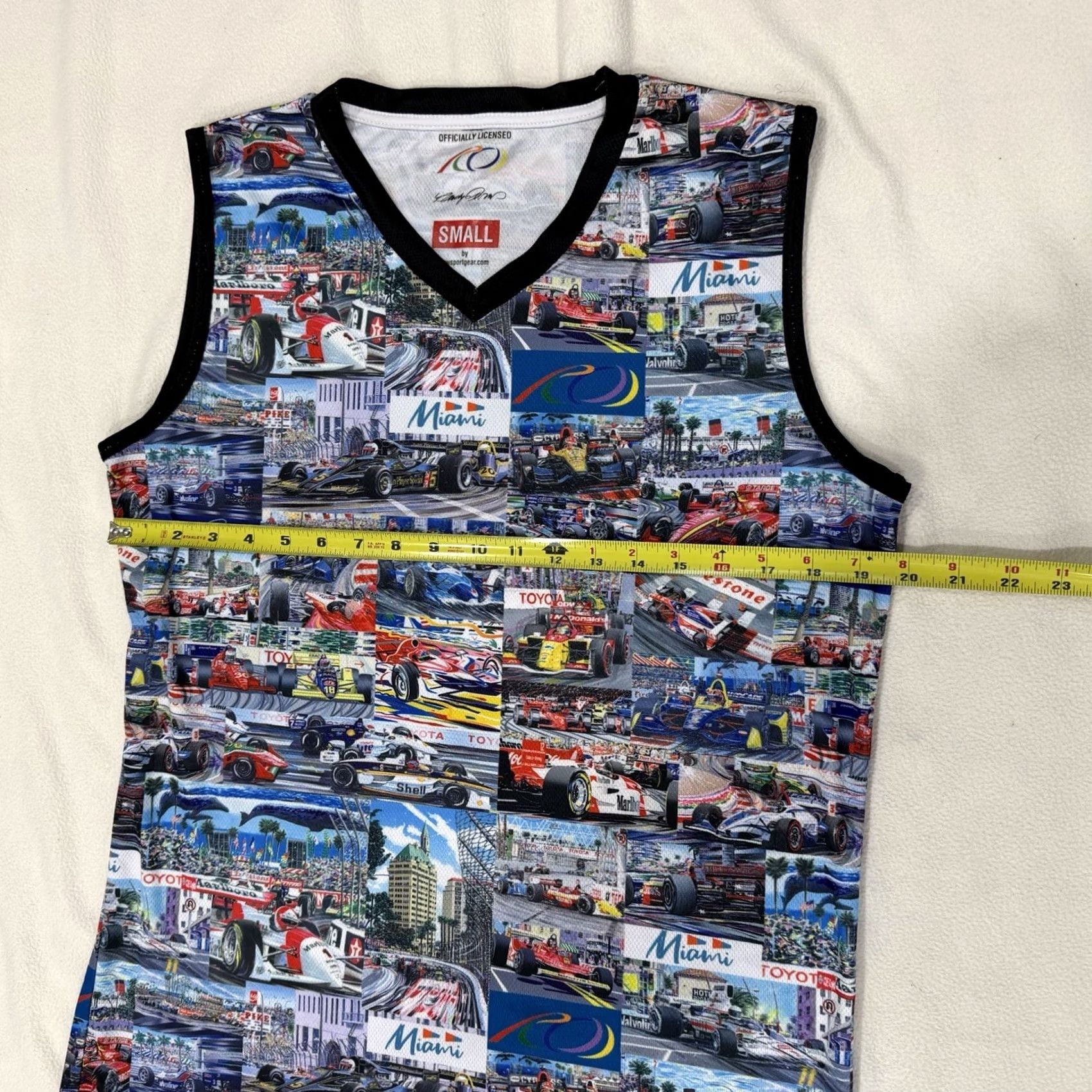Vintage Lowsportgear White Tank Top S V-Neck Graphic Low Sport Gear Read Size US S / EU 44-46 / 1 - 6 Thumbnail