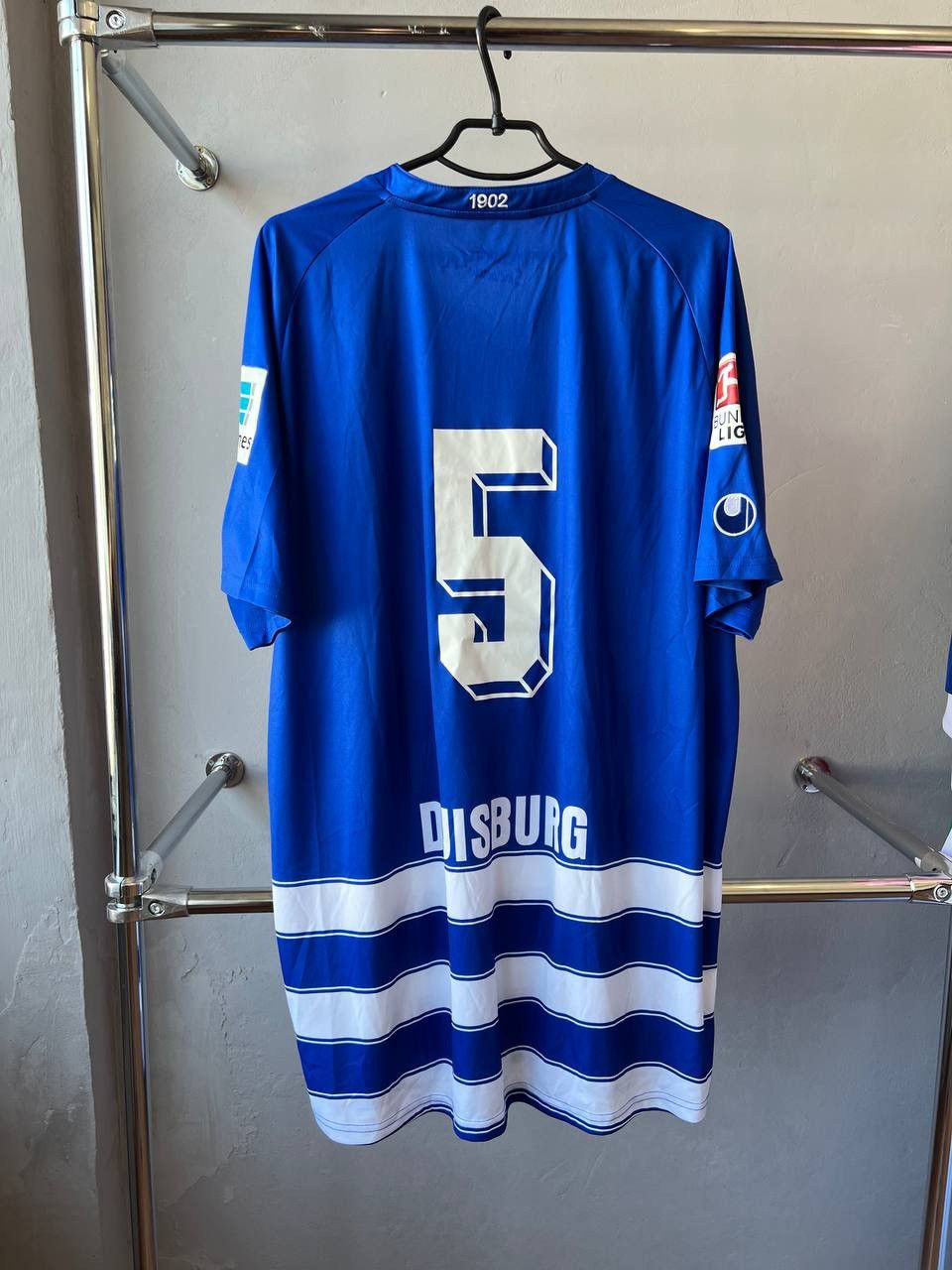 Sports Specialties 2015/16 MSV DUISBURG MATCH WORN #5 SOCCER JERSEY SHIRT 4XL Size US XXL / EU 58 / 5 - 3 Thumbnail