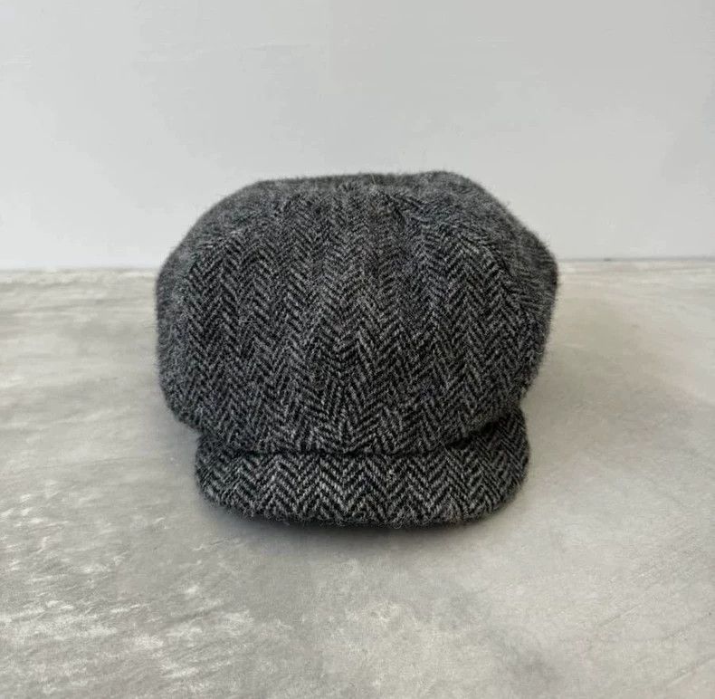 The Real McCoy's The Real McCoys Herringbone Eight-point Cap Newsboy Cap Du Size ONE SIZE - 1 Thumbnail