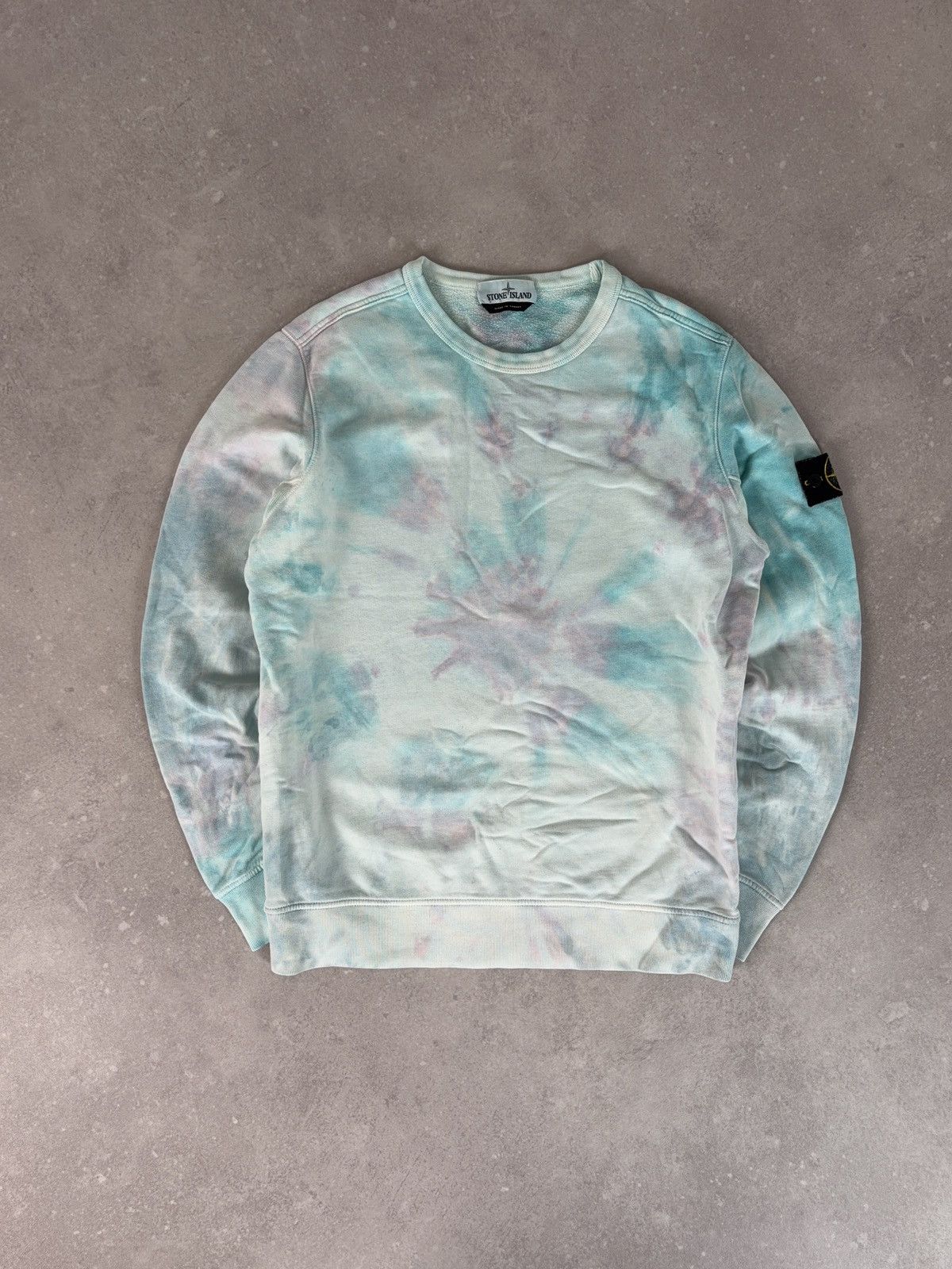 Stone Island Stone Island Acid Wash Off-Dye Pullover | Grailed
