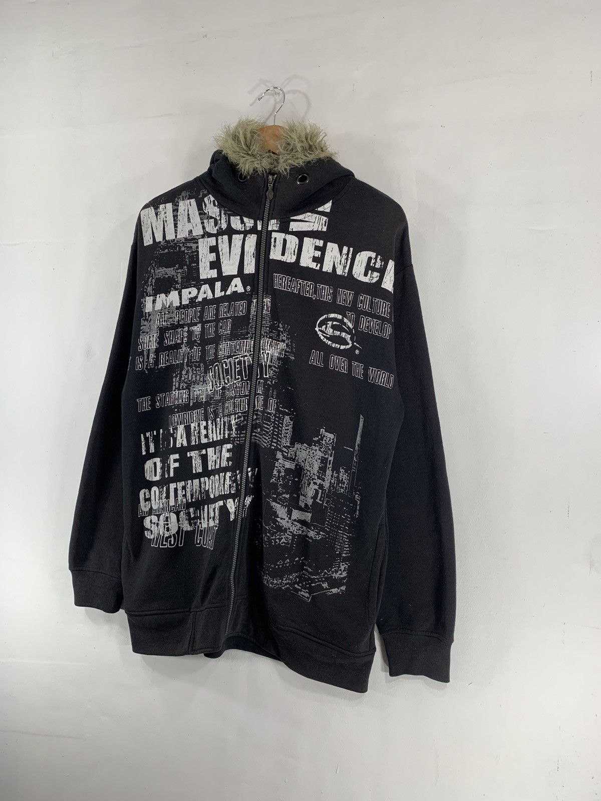 Japanese Brand Vintage Impala Fur Hoodie Size US XL / EU 56 / 4 - 7 Thumbnail