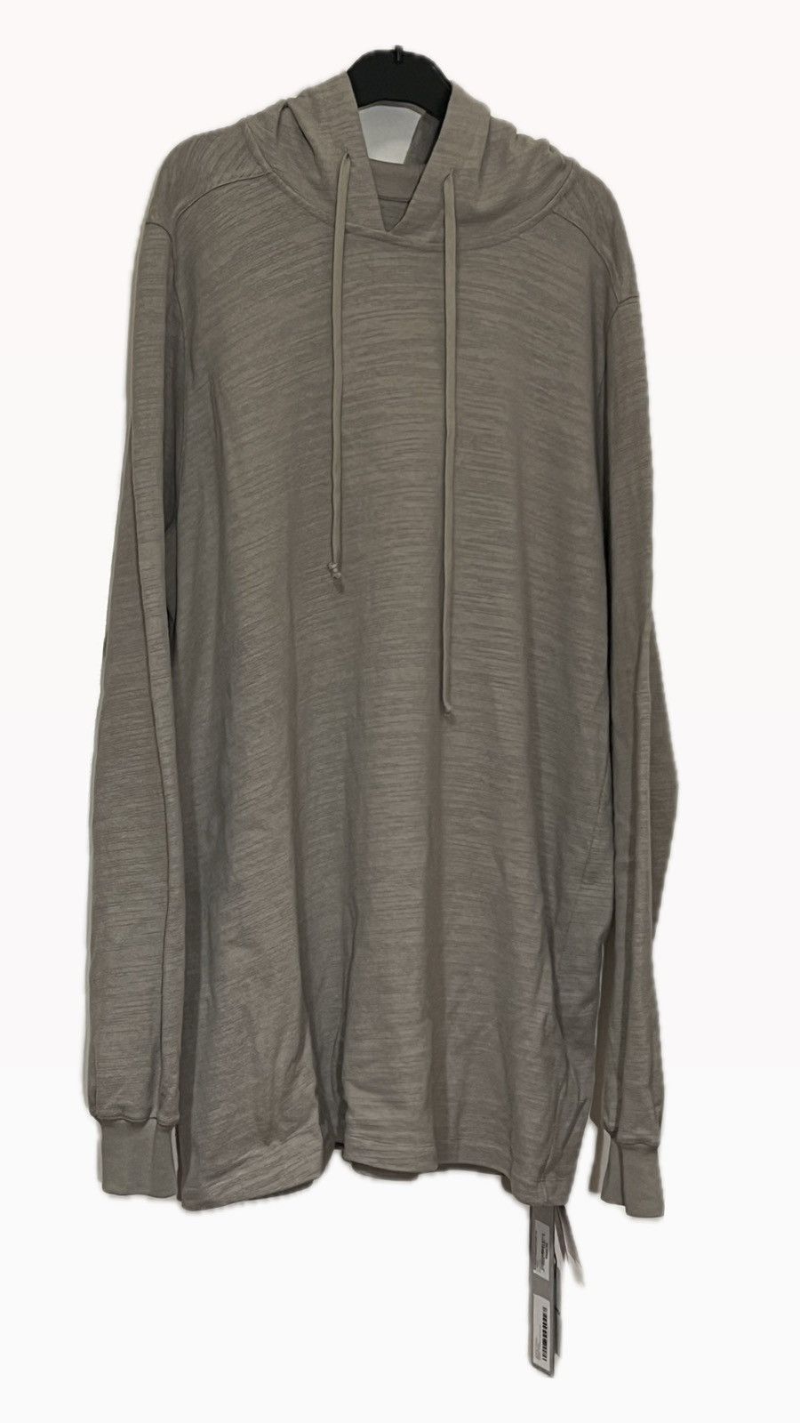 image of Rick Owens Luxor F/w 23 Hoodie in Grey Pearl, Men's (Size XL)