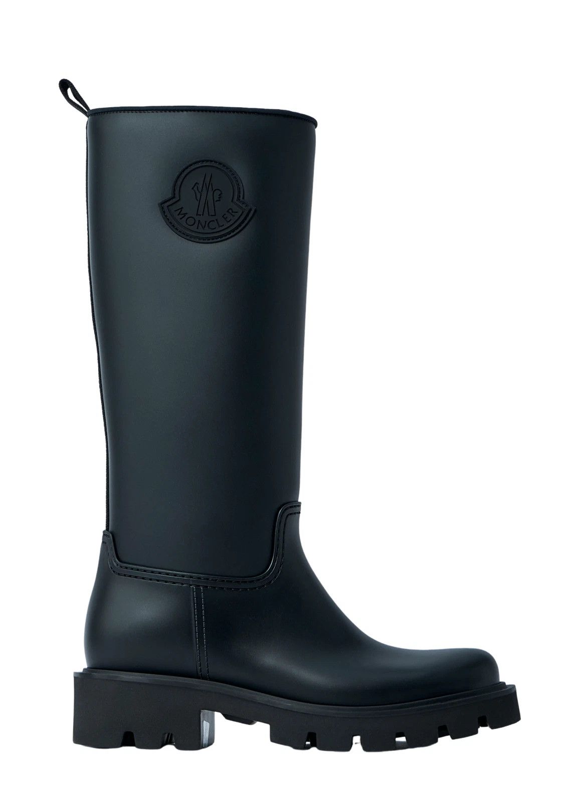 MONCLER Kickstream Black Rain Boots New
