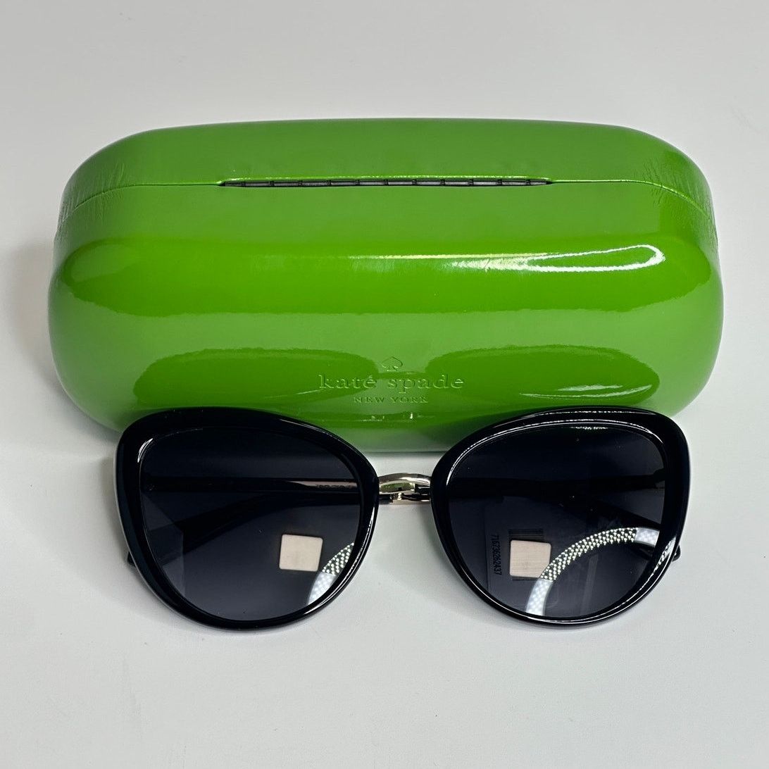 Kate Spade Kate Spade Sydnee Sunglasses in Black / Gold Tone Size ONE SIZE - 7 Thumbnail