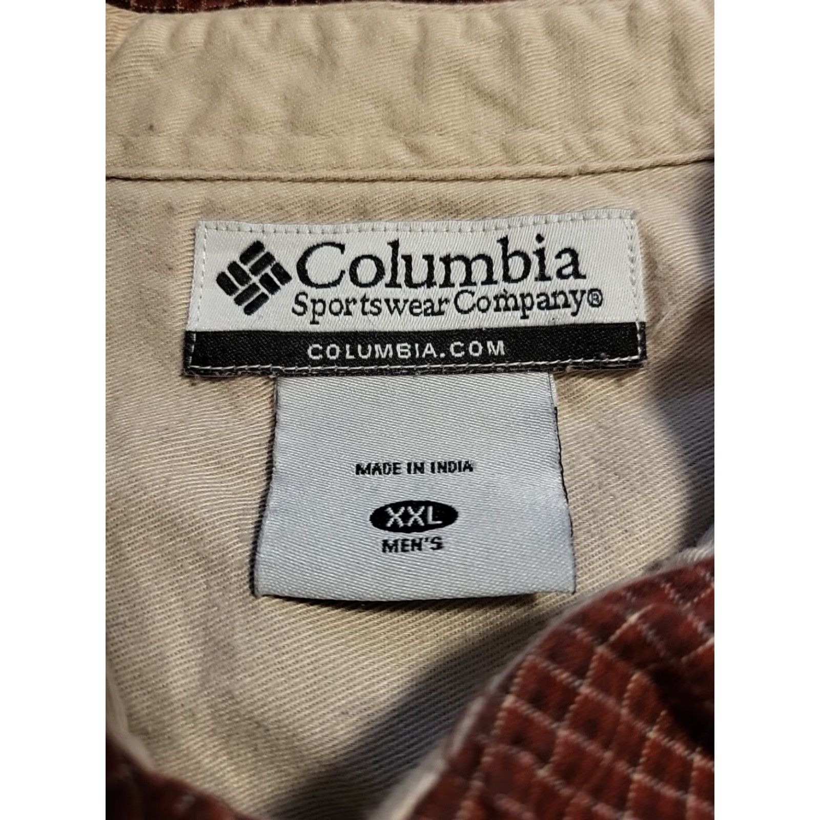 Vintage VINTAGE? Columbia Sportswear Co XX L Button-Down Longsleeve Pocket Collar Shirt 54" EUC Size US XXL / EU 58 / 5 - 6 Thumbnail