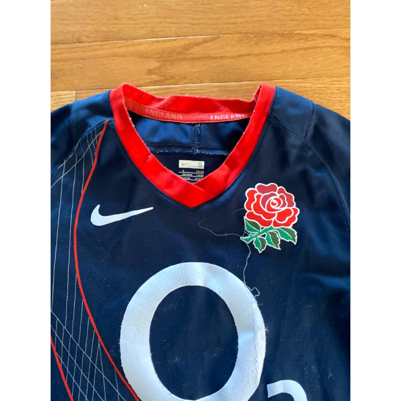 Nike Nike Mens England O2 Rugby Short Sleeve Polo Rugby Shirt Sz S Rose Shirt Size US S / EU 44-46 / 1 - 3 Thumbnail