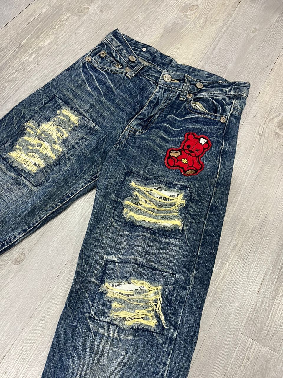 Hysteric Glamour Vintage JEANS BEAR Distressed Denim Size US 28 / EU 44 - 1 Thumbnail