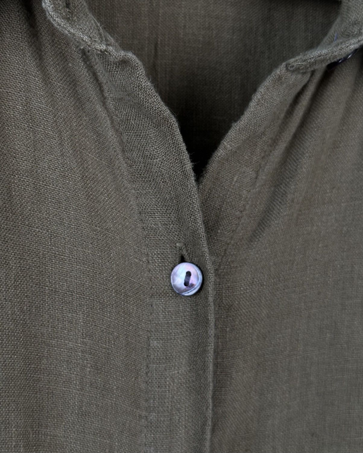 Gudrun Sjoden GUDRUN SJODEN Oversized Dress Shirt Linen Designer Size L / US 10 / IT 46 - 6 Thumbnail