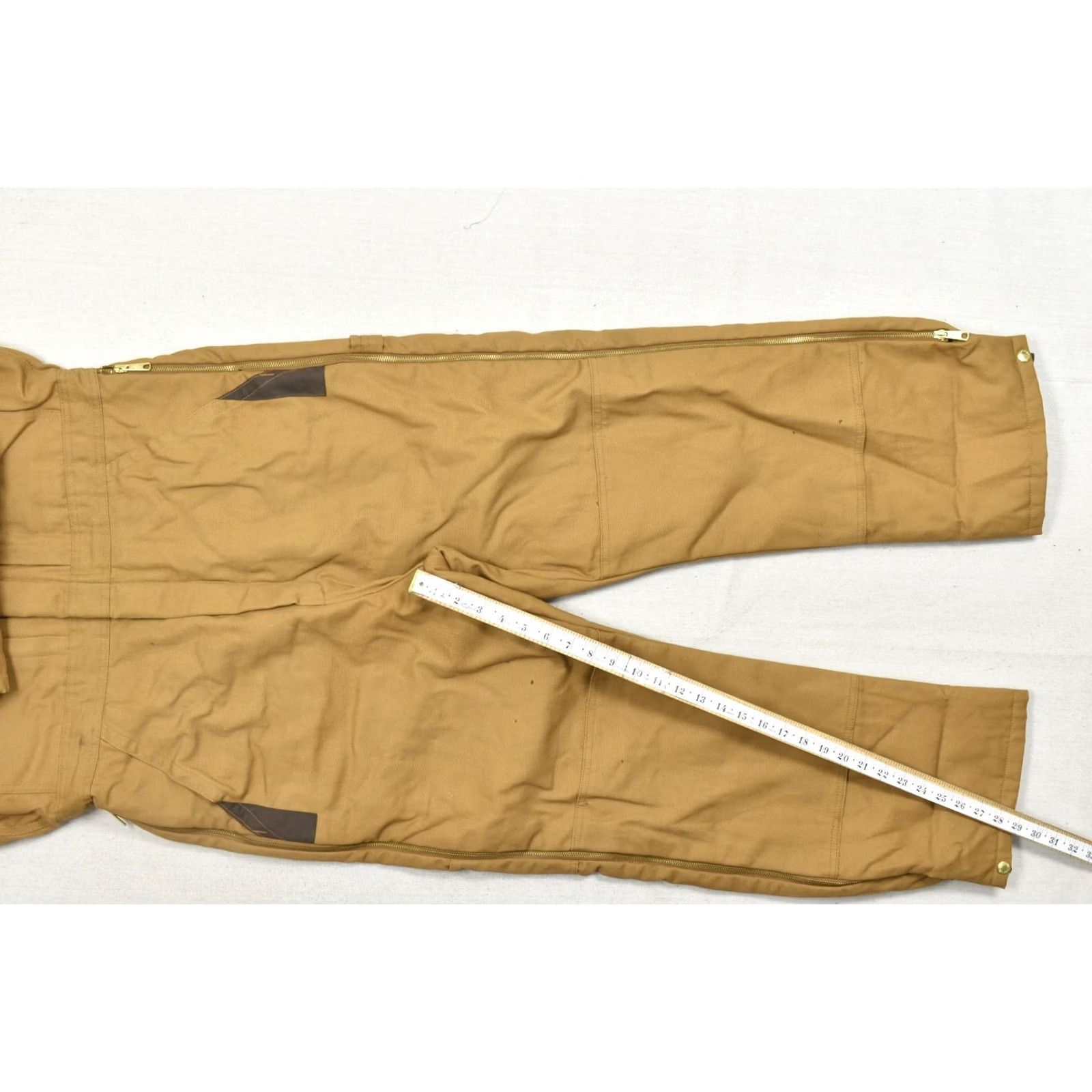 Dickies Dickies Men's Medium Short TV239BD Brown Insulated Duck Canvas Coveralls Zip Leg Jacket Workwear Mens Size US 31 - 2 Thumbnail