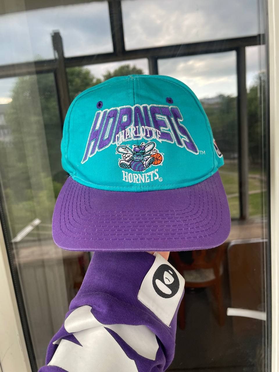 Casquette Snapback Vintage Rare Charlotte Hornets Alonzo Mourning - Starter - Parfait Pour Les Collectionneurs
