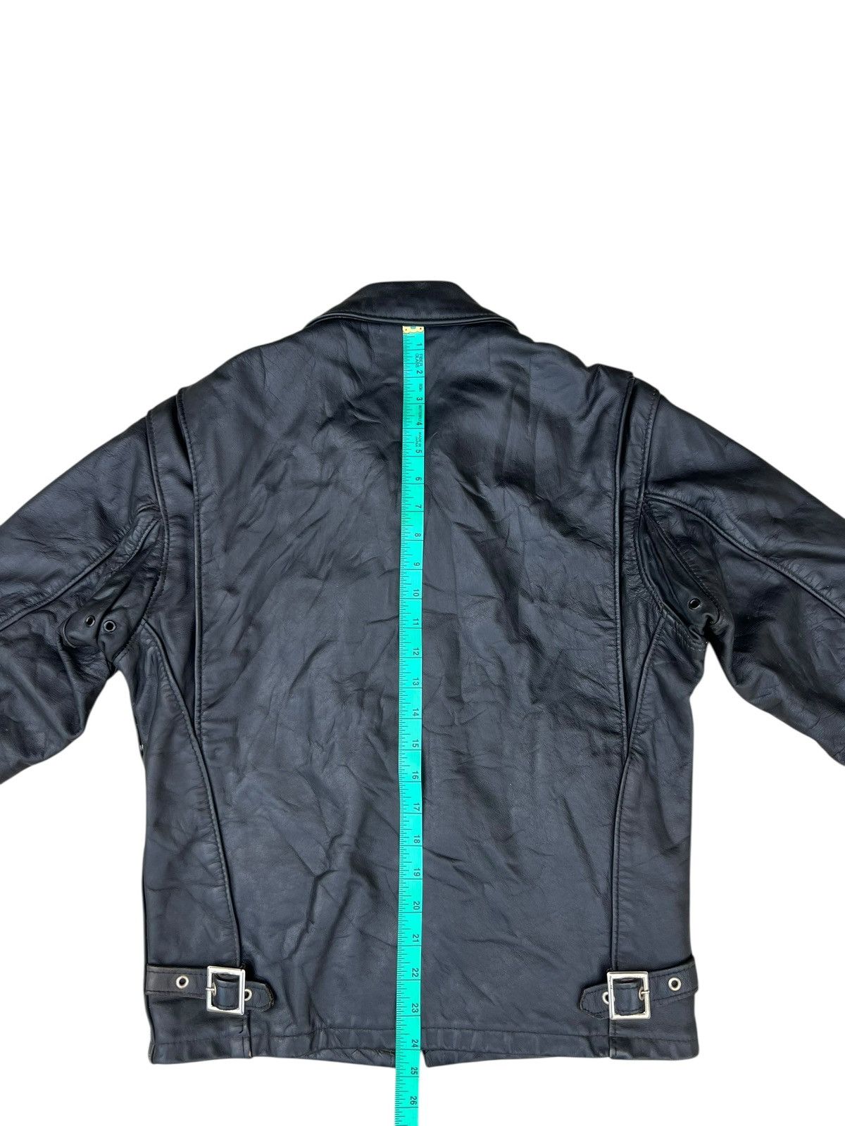 Schott Vintage 80s Schott 642 Distress Patina Leather Rider Jacket Size US S / EU 44-46 / 1 - 17 Thumbnail