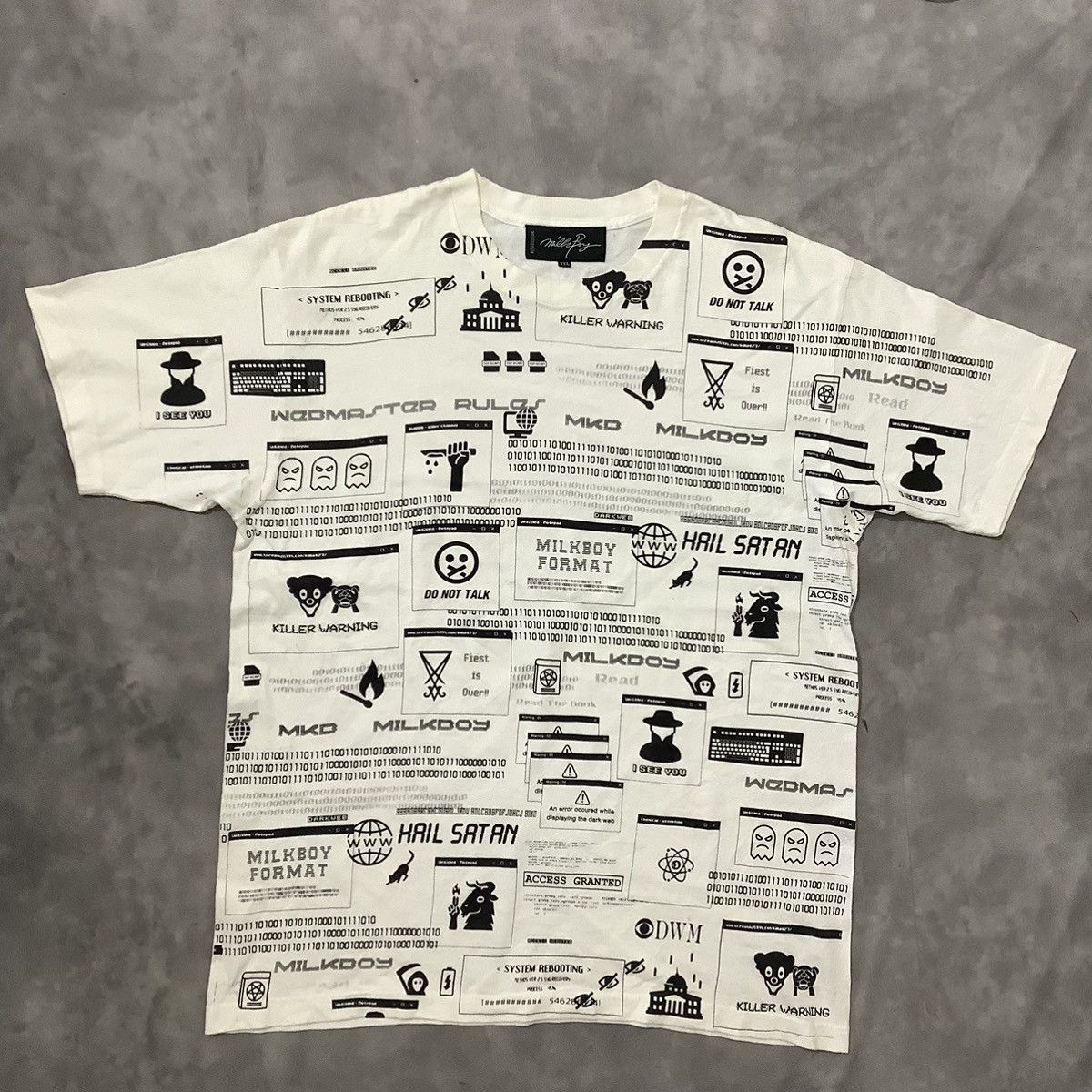 20471120 × Japanese Brand Archive Milkboy Webmaster Rules Size US XXL / EU 58 / 5 - 1 Thumbnail