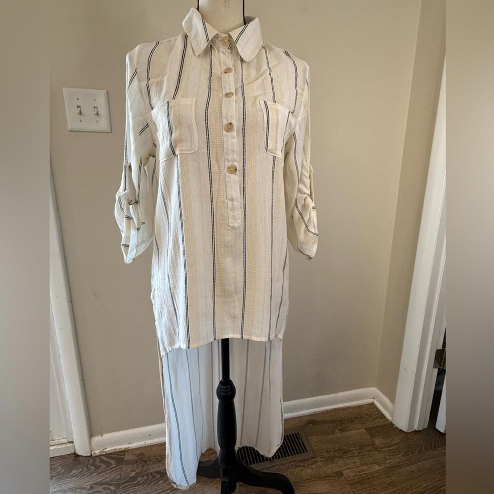 Other Style Rack high low hem tunic swim coverup SZ M Size ONE SIZE - 1 Thumbnail