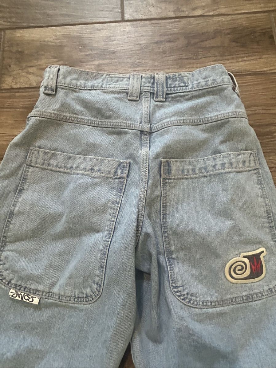 JNCO Vintage JNCOs 101 TWIN CANNON BAGGY DENIM SHORTS Size US 30 / EU 46 - 7 Thumbnail