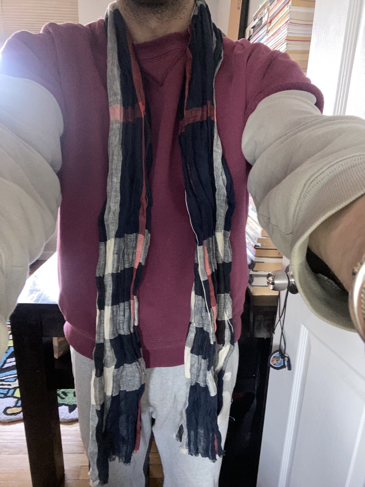 Burberry BURBERRY LIGHT SCARF :) Size ONE SIZE - 10 Thumbnail