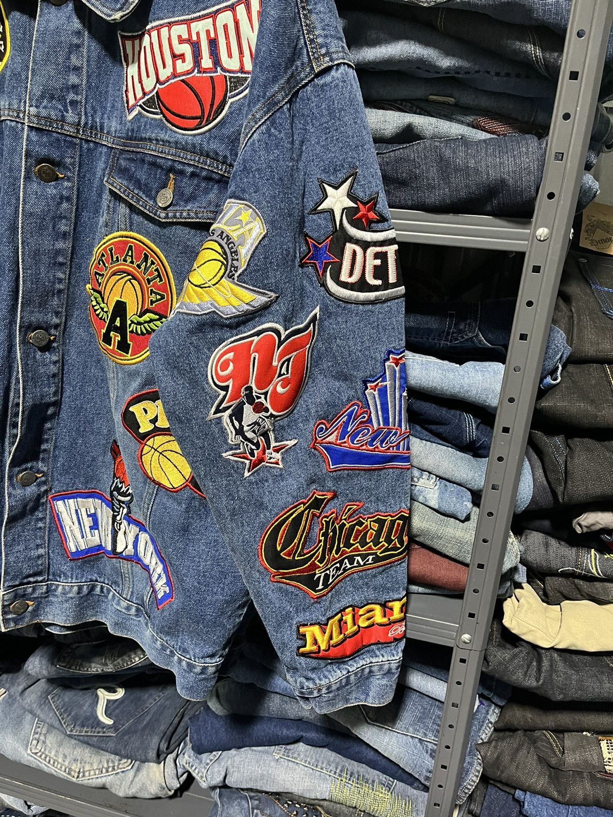 Fubu × JNCO × Vintage CRAZY VINTAGE Y2K SKATER HIP-HOP DENIM JACKET FUBU JNCO Size US XL / EU 56 / 4 - 5 Thumbnail