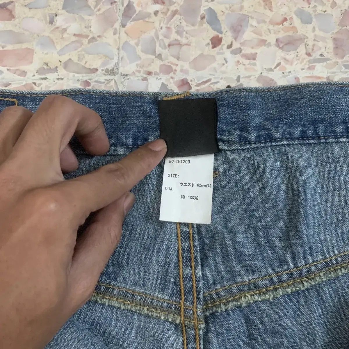 Hawk Vintage TonyHawk Jeans 31x32 Patchwork VERY RARE Denim Pants Size US 31 - 11 Thumbnail