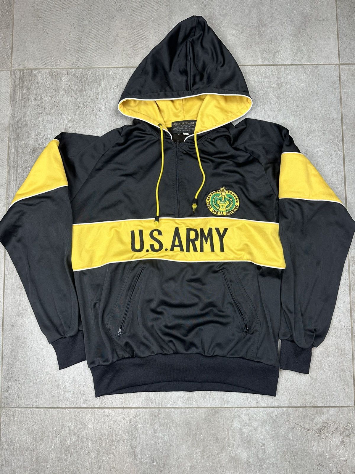 Other SOLD!! Vintage Custom U.S. Army Track-style Hoodie Size US L / EU 52-54 / 3 - 5 Thumbnail