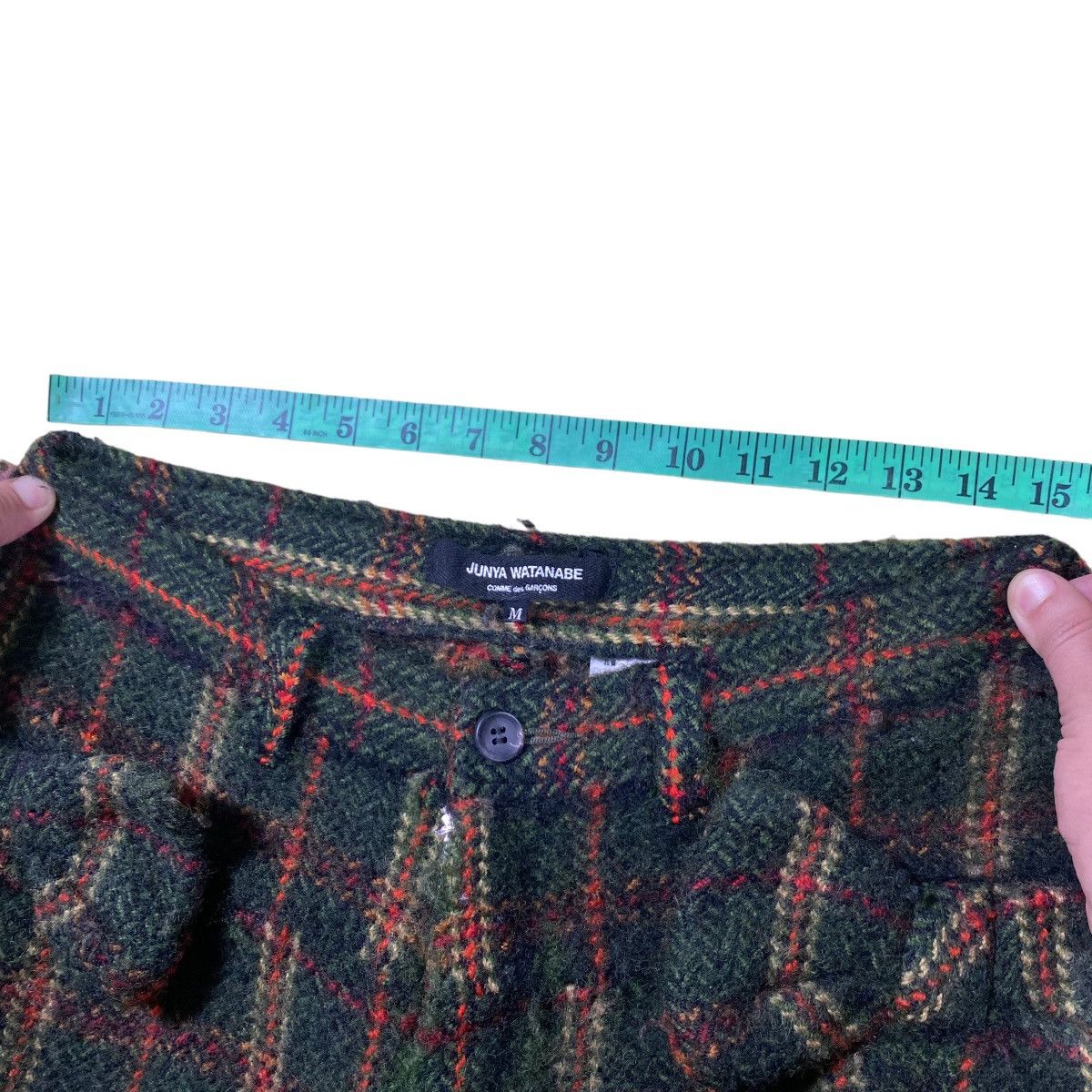 Comme des Garcons × Junya Watanabe × Rei Kawakubo Junya Watanabe Comme Des Garcons Bow Design Wool Pants Size 30" / US 8 / IT 44 - 13 Thumbnail