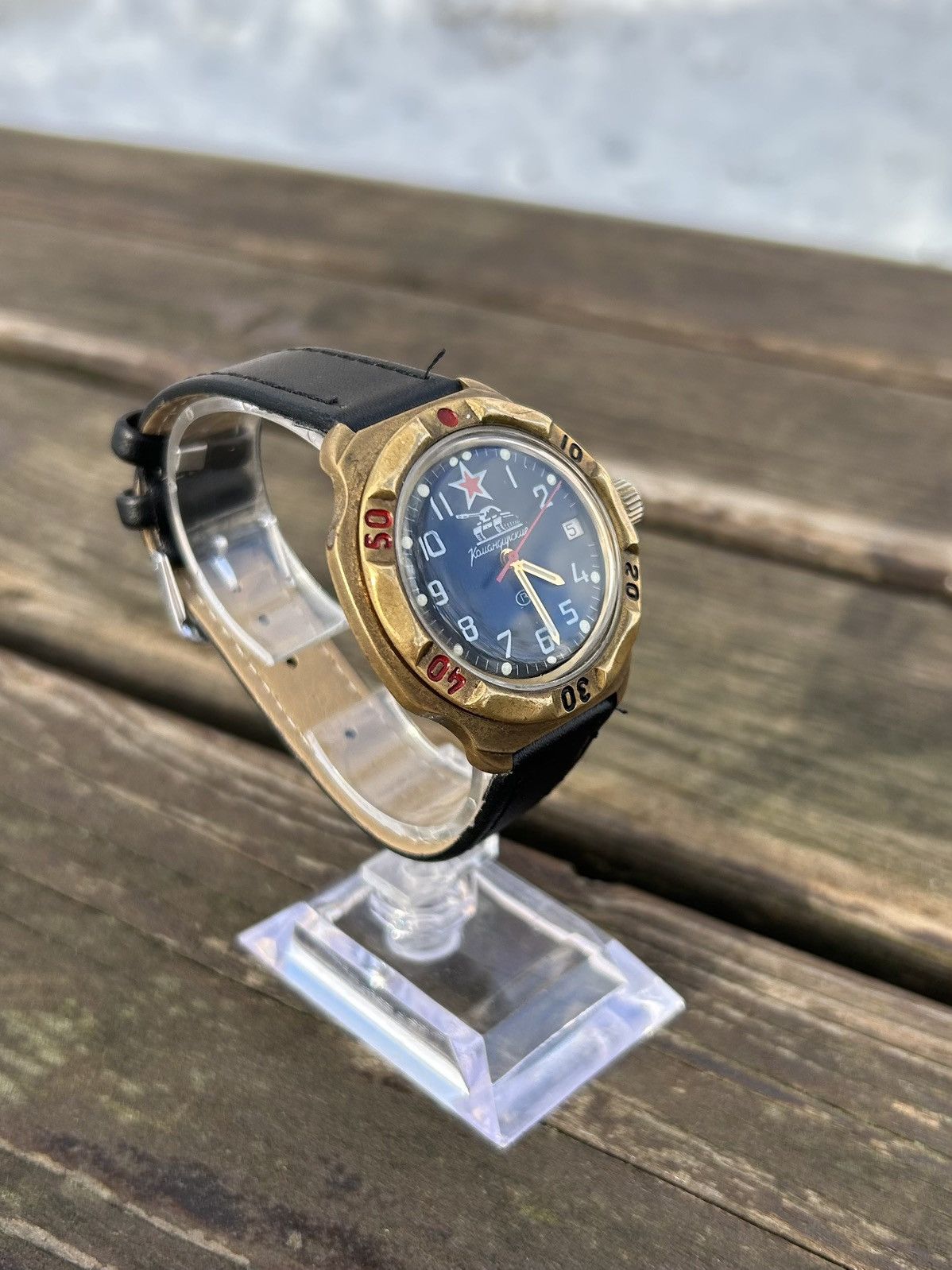 Vintage Vintage Watch Soviet USSR Mechanical Wostok Komandirskie Size ONE SIZE - 12 Thumbnail